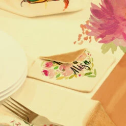 SUBLIMATABLE LINEN COASTER SET (4 PACK) -The Stainless Depot 10240E2