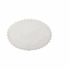 SUBLIMATABLE LINEN PLACEMAT W/ LACE TRIM -The Stainless Depot 10396E1