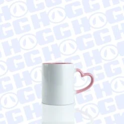 11oz SUBLIMATABLE MUG W/ HEART HANDLE CASE (24 UNITS) - PINK -The Stainless Depot 11HEARTHANDLEMUGPINK2 fc07f02d 9790 4528 94fc 8719f86c3de0