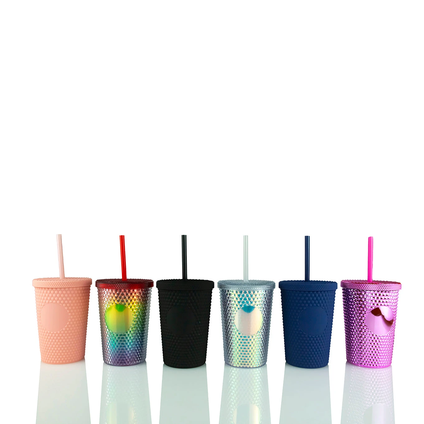 12oz STUDDED TUMBLERS 3 12oz STUDDED TUMBLERS