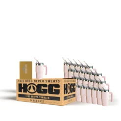 12oz GRIPPY TUMBLER CASE (24 UNITS) - LIGHT PINK