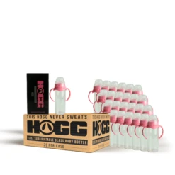 12oz SUBLIMATABLE GLASS BABY BOTTLE CASE (25 UNITS) - PINK