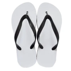 SUBLIMATABLE FLIP FLOPS - BLACK -The Stainless Depot 15806E15098E1