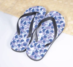 SUBLIMATABLE FLIP FLOPS - BLACK -The Stainless Depot 15806E15098E2