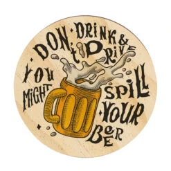 SUBLIMATABLE WOODEN COASTER SET (4 PACK) -The Stainless Depot 15910E2