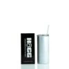 15oz SUBLIMATABLE METALLIC GLITTER SKINNY TUMBLER - WHITE 2 15oz SUBLIMATABLE METALLIC GLITTER SKINNY TUMBLER - WHITE -The Stainless Depot 15SKMETALICWHITE1