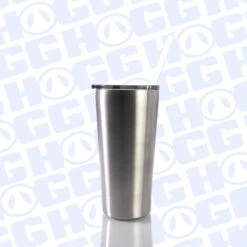 16oz SLIM TUMBLER W/ STRAW -The Stainless Depot 16SLIM