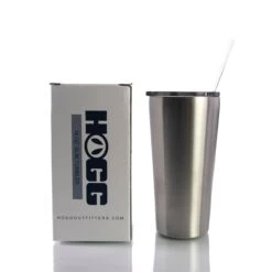 16oz SLIM TUMBLER W/ STRAW