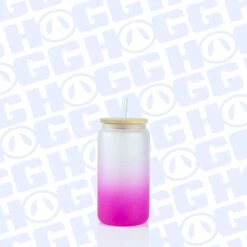 16oz SUBLIMATABLE GRADIENT GLASS CAN TUMBLER CASE (25 UNITS) - PINK -The Stainless Depot 16SUBGRADPINK3