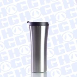 16oz TRAVEL MUG W/ BLACK SCREW ON LEAK-PROOF LID -The Stainless Depot 16TRAVEL