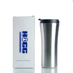 16oz TRAVEL MUG W/ BLACK SCREW ON LEAK-PROOF LID