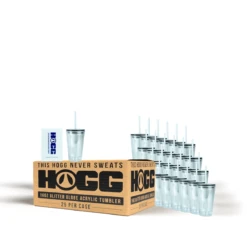 16oz GLITTER GLOBE ACRYLIC TUMBLER CASE (25 UNITS)