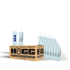 16oz GLITTER GLOBE ACRYLIC SKINNY TUMBLER CASE (25 UNITS)