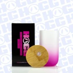 18oz SUBLIMATABLE OMBRE GLASS WINE GLASS - PINK -The Stainless Depot 18SUBOMBREWINEGLASSPINK2