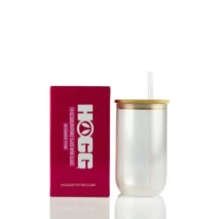 The Stainless Depot 10 18oz SUBLIMATABLE SHIMMER GLASS WINE GLASS - PINK