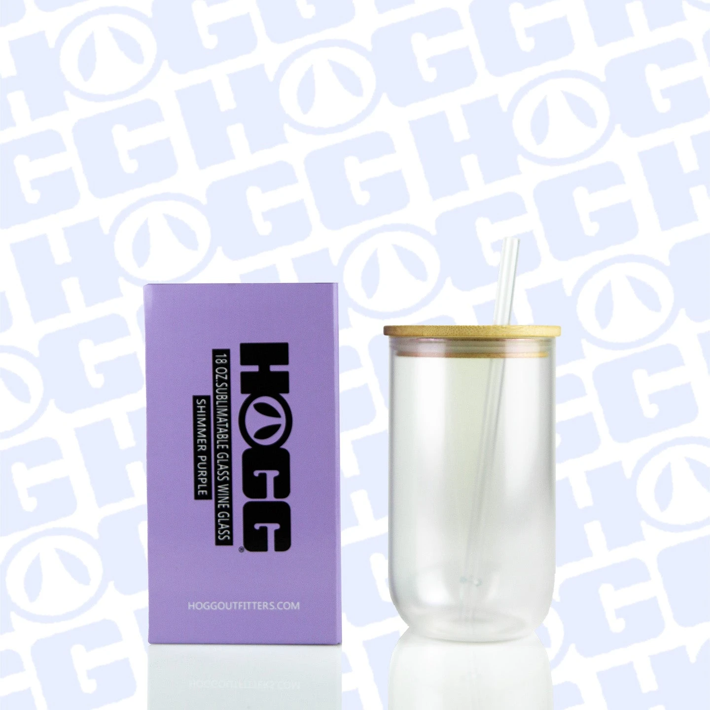 18oz SUBLIMATABLE SHIMMER GLASS WINE GLASS - PURPLE 4 18oz SUBLIMATABLE SHIMMER GLASS WINE GLASS - PURPLE – Bild 2