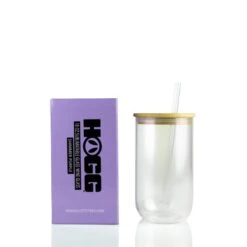 The Stainless Depot 12 18oz SUBLIMATABLE SHIMMER GLASS WINE GLASS - PURPLE