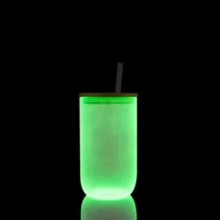18oz SUBLIMATABLE GLOW GLASS WINE GLASS - GREEN -The Stainless Depot 18SUBWGGLOWGREEN5