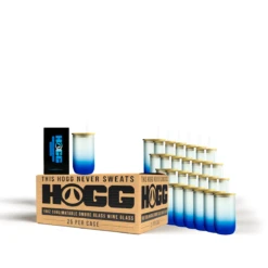 18oz SUBLIMATABLE OMBRE GLASS WINE GLASS CASE (25 UNITS) - DARK BLUE