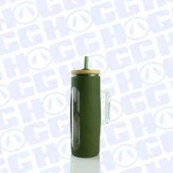 20oz GLASS SKINNY W/ SLEEVE CASE - OLIVE (25 UNITS) -The Stainless Depot 20GLASSSLEEVE15 91766c99 de94 4261 838f eefbc08d9a2e