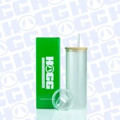 20oz SUBLIMATABLE GLOW GLASS SKINNY TUMBLER CASE (25 UNITS) - GREEN -The Stainless Depot 20GLOWGLASSGREEN2