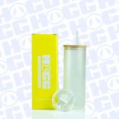 20oz SUBLIMATABLE GLOW GLASS SKINNY TUMBLER CASE (25 UNITS) - YELLOW -The Stainless Depot 20GLOWGLASSYELLOW1