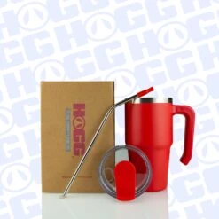 20oz GRIPPY TUMBLER CASE (24 UNITS) - RED -The Stainless Depot 20GRIPPYRED2 91459f16 76c8 4fc2 89f6 998eed288f06
