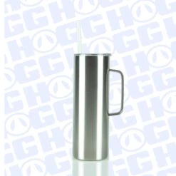 20oz HOGGDLE SKINNY TUMBLER W/ SLIDING LID & STRAW -The Stainless Depot 20HOGGDLE3