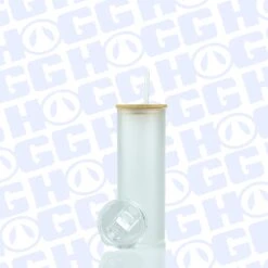 20oz SUBLIMATABLE MATTE GLASS SKINNY DUO TUMBLER -The Stainless Depot 20MATTEGLASSDUO3