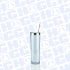 20oz SUBLIMATABLE SKINNY SNOW GLOBE TUMBLER -The Stainless Depot 20SKINNYSNOWGLOBE2