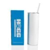 20oz STRAIGHT SUBLIMATABLE GLOW SKINNY TUMBLER - BLUE -The Stainless Depot 20SUBGLOWBLUE1 8c8af7a8 82b4 4791 b560 985080148513