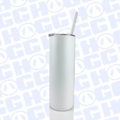 20oz SUBLIMATABLE GLOW SKINNY TUMBLER - RED/ORANGE -The Stainless Depot 20SUBGLOWRED3