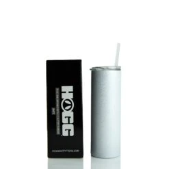 20oz SUBLIMATABLE METALLIC GLITTER SKINNY TUMBLER - WHITE