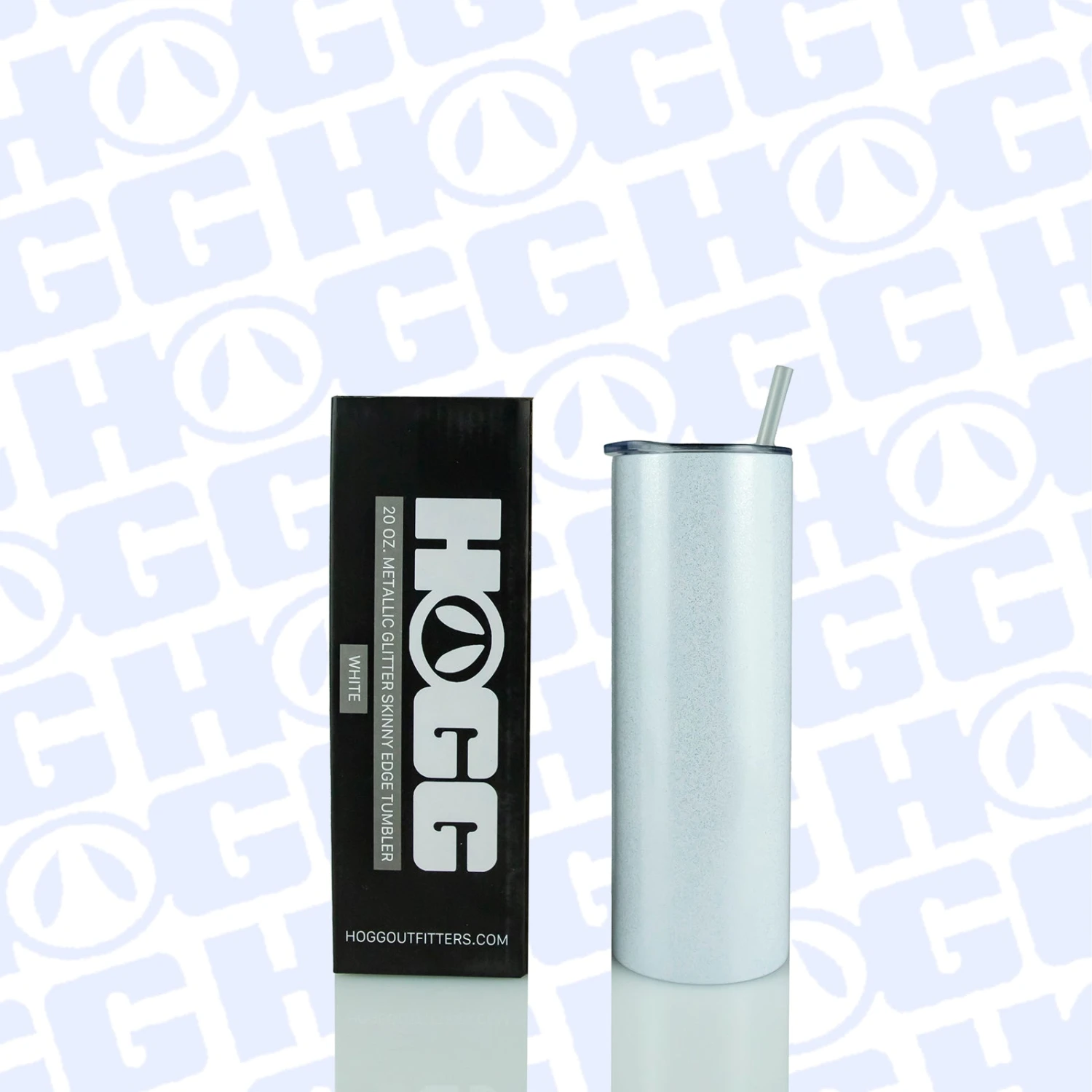 20oz SUBLIMATABLE METALLIC GLITTER SKINNY EDGE TUMBLER - WHITE 4 20oz SUBLIMATABLE METALLIC GLITTER SKINNY EDGE TUMBLER - WHITE – Bild 2