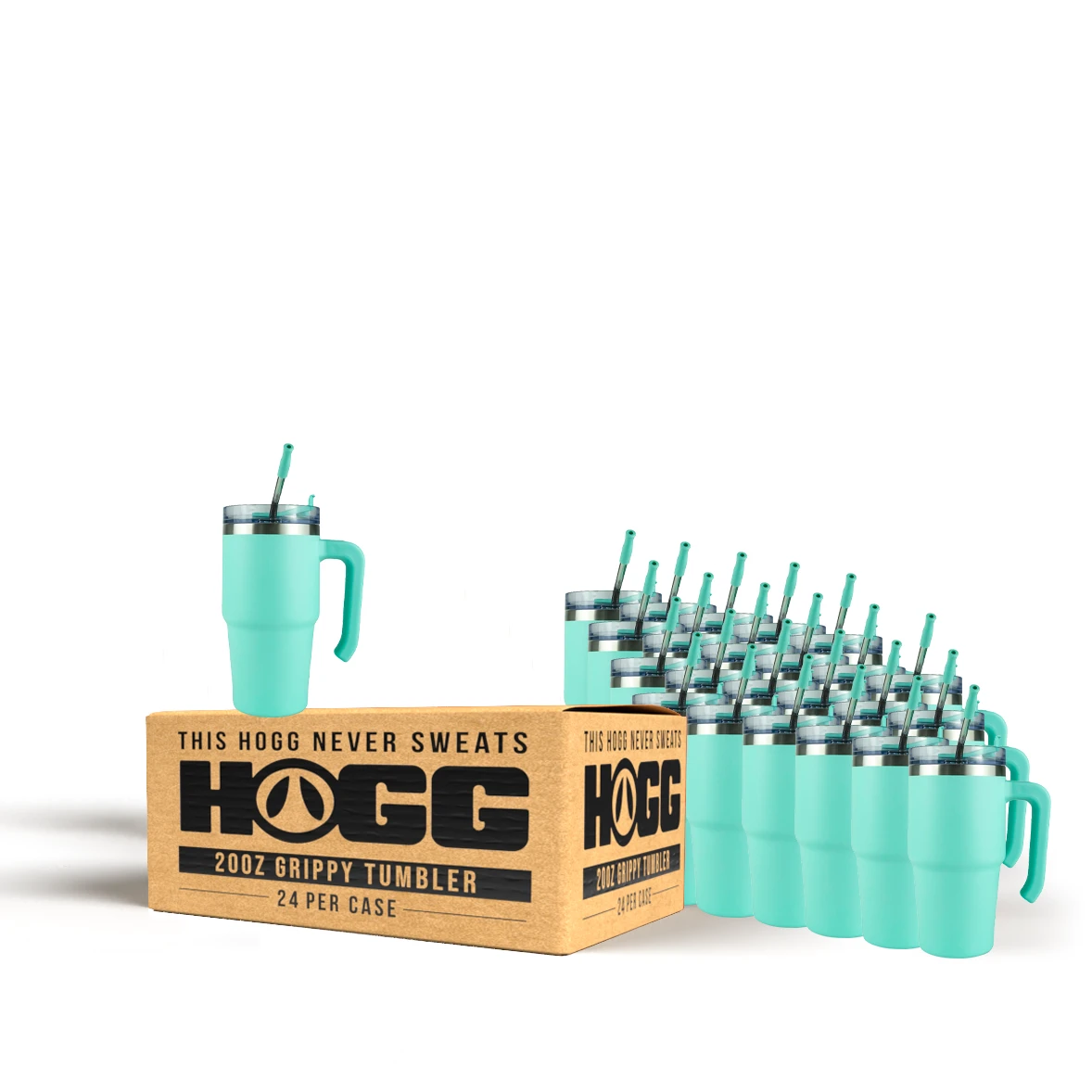 20oz GRIPPY TUMBLER CASE (24 UNITS) - MINT 3 20oz GRIPPY TUMBLER CASE (24 UNITS) - MINT