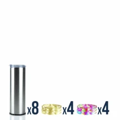 20oz SKINNY STRAWBLER BUNDLE W/ FREE FAIRY LIGHTS FOR EACH TUMBLER -The Stainless Depot 20stskstholidaybundle2