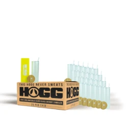 20oz SUBLIMATABLE GLOW GLASS SKINNY TUMBLER CASE (25 UNITS) - YELLOW