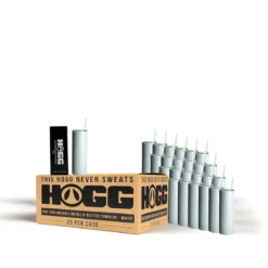 20oz SUBLIMATABLE METALLIC GLITTER SKINNY TUMBLER CASE (25 UNITS) - WHITE