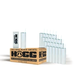 20oz SUBLIMATABLE HOLOGRAPHIC SKINNY EDGE TUMBLER CASE (24 UNITS) - WHITE