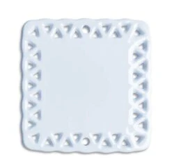 SUBLIMATABLE 3" LACE CERAMIC ORNAMENT (4 PACK) -The Stainless Depot 22196E1