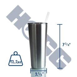 22oz SUBLIMATABLE SLIM TUMBLER W/ STRAW 13 22oz SUBLIMATABLE SLIM TUMBLER W/ STRAW -The Stainless Depot 22SLIM 5f723f6f 325e 41ce 8859 21ba5a026c2c