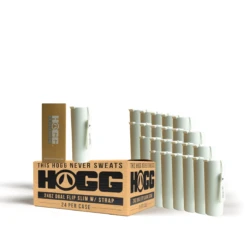 24oz DUAL FLIP SLIM W/ STRAP CASE (24 UNITS) - WHITE