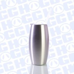 25oz STEMLESS TUMBLER W/STRAW - AKA SNOWMAN/FOOTBALL TUMBLER -The Stainless Depot 25STEMLESS