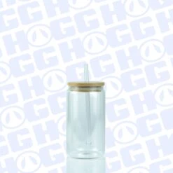 12oz SUBLIMATABLE CLEAR GLASS CAN TUMBLER W/ LID & STRAW CASE (50 UNITS) -The Stainless Depot 2SUBCLEARGLASS3 3d4b4f70 449b 46f5 b928 c19c4903f426