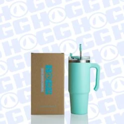 30oz POWDER COATED GRIPPY TUMBLER CASE (24 UNITS) - MINT -The Stainless Depot 30GRIPPYMINT1 8f47a362 6a5b 43ee 9b4d 9dfccfcd8815