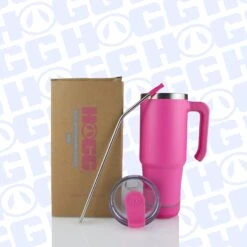 30oz GRIPPY SPEAKER TUMBLER CASE (24 UNITS) - PINK -The Stainless Depot 30GRIPPYSPEAKERPINK2