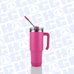 30oz GRIPPY SPEAKER TUMBLER CASE (24 UNITS) - PINK -The Stainless Depot 30GRIPPYSPEAKERPINK3