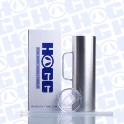 30oz HOGGDLE SKINNY TUMBLER W/ SLIDING LID & STRAW -The Stainless Depot 30HOGGDLE2