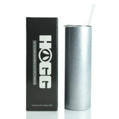 30oz SUBLIMATABLE GLITTER SKINNY TUMBLER - SILVER