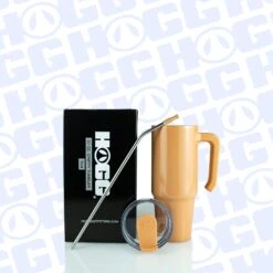 30oz SUBLIMATABLE GRIPPY TUMBLER - TAN -The Stainless Depot 30SUBGRIPPYTAN2